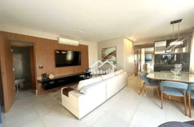 Vende apartamento com 140m², 3 dormitórios, 2 vagas e lazer, próximo a praia, na pompéia.