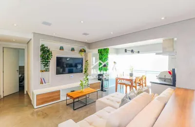 Vende apartamento com 67m², mobiliado, com 1 suíte e 1 vaga, no brooklin