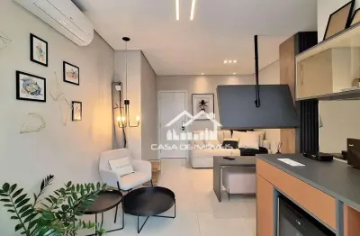 Vende apartamento gardem com 1 dormitório, condomínio novo com lazer, a 2 quadras da praia, na pompéia.