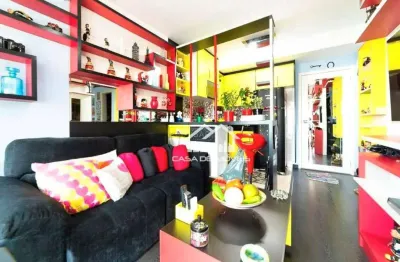 Vende apartamento tipo studio com 33m², mobiliado ao lado da berrini, no brooklin.