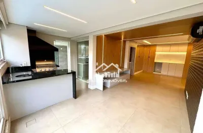 Vende apartamento de 145m², com 4 dormitórios, 2 suítes, 2 vagas, varanda gourmet