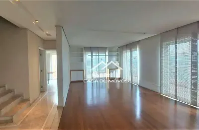 Aluga cobertura duplex com 460m², piscina, churrasqueira, 4 suítes e 5 vagas, na vila andrade.