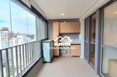 Aluga apartamento novo, com 58m², 2 dormitórios, 1 suíte, 1 vaga, ao lado do metrô brooklin.
