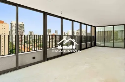 Vende cobertura com 170m² no contra piso, elevador privativo, churrasqueira, lazer completo e 2 suítes no brooklinrooklin