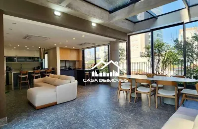 Venda de apartamento garden mobiliado, com 145m², 2 suítes, varanda gourmet, churrasqueira, lazer completo no brooklin