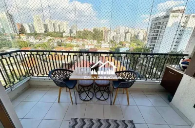 Vende apartamento de 88m², com 2 suítes, 2 vagas e varanda gourmet, no jardim londrina.