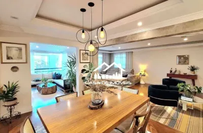 Aluga apartamento com 223m², 4 suítes, 4 vagas e lazer, no morumbi