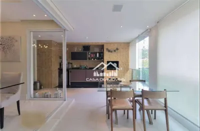 Aluga apartamento de alto padrão no campo belo, com 201m², 3 suítes, 4 vagas e lazer clube.