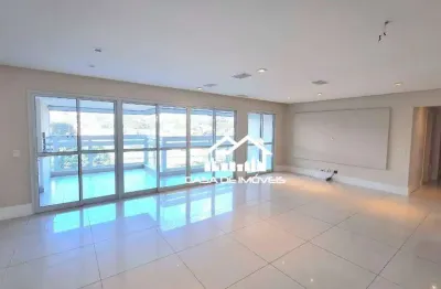 Aluga apartamento com 155m², 3 suítes e 3 vagas, com lazer clube no campo belo.