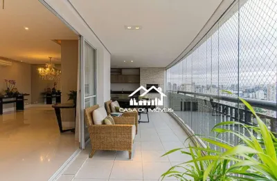 Vende apartamento de alto padrão com 229m², 4 suítes, 4 vagas, com lazer clube no brooklin