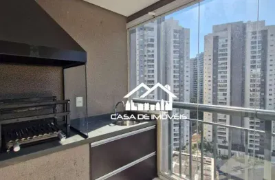 Aluga apartamento de 60m², com 2 dormitórios, varanda com churrasqueira e 1 vaga na vila andrade