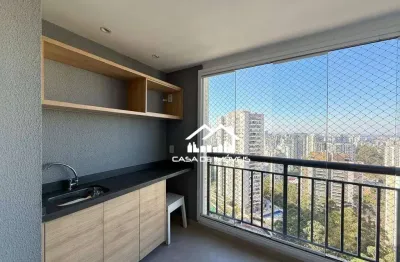 Vende apartamento com 69m², mobiliado, com  3 dormitórios e lazer clube no morumbi