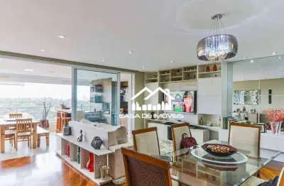 Vende ou aluga apartamento mobiliado com 180m², 3 suítes, varanda gourmet, lazer completo, no campo belo.