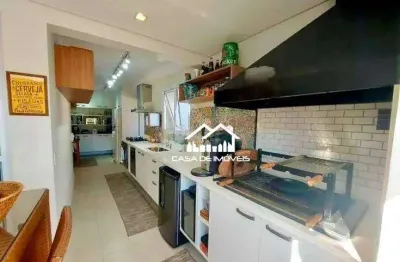 Vende apartamento de 128m², com 3 dormitórios, sendo 2 suítes, 2 vagas, varanda gourmet, na vila andrade