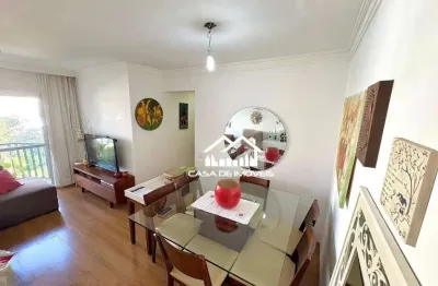 Vende ou aluga apartamento de 70m², com 2 dormitórios, 1 suíte, 2 vagas e lazer,  na vila andrade