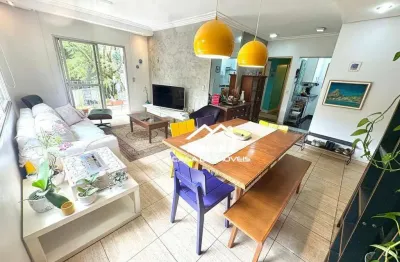 Vende apartamento de 107m², com 3 dormitórios, 1 suíte, sacada e 2 vagas na vila andrade