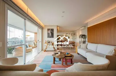 Vende apartamento com 178m², 3 suítes, 3 vagas e lazer clube, no brooklin