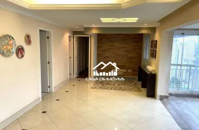 Apartamento à venda de 124m², com 3 suítes e 2 vagas, na vila andrade.