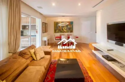Aluga apartamento com 3 suítes, varanda gourmet, mobiliado, lazer completo, no brooklin.