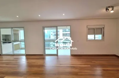 Aluga apartamento com 139m², 3 suítes, varanda gourmet e lazer completo, na vila olímpia.
