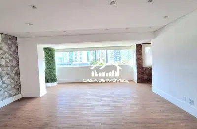 Aluga apartamento diferenciado no brooklin , com 132m², 3 dormitórios e lazer completo.