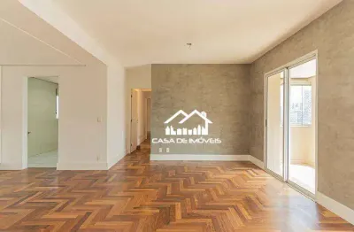 Aluga apartamento com churrasqueira, com 127m², 3 dormitórios, lazer clube, no brooklin