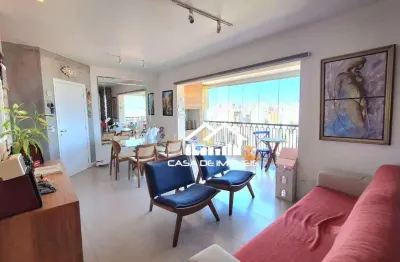 Aluga apartamento mobiliado, com 86m², 2 dormitórios e 2 vagas, no jardim londrina