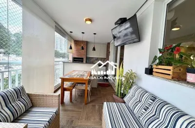 Vende apartamento de 127m², com 3 dormitórios, sendo 1 suíte, varanda gourmet, depósito e 2 vagas, na vila andrade