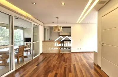 Apartamento para locação de 138m², com 3 suítes e 2 vagas, na vila andrade.