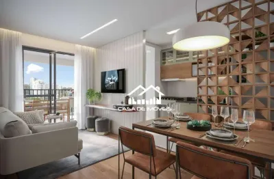 Vende apartamento de 60m³, com 2 dormitórios, 1 suíte e 1 vaga na vila andrade