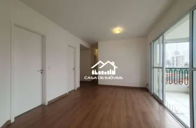 Aluga apartamento com 86m², 3 dormitórios, 1 suíte, 2 vagas e lazer completo.