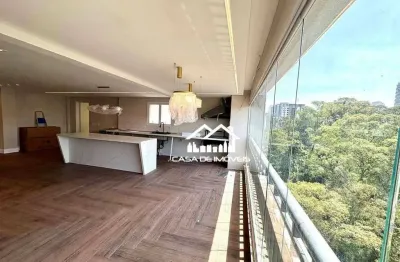 Vende apartamento de 128m², 3 dormitórios, 1 suíte master, 3 vagas e varanda gourmet na vila andrade