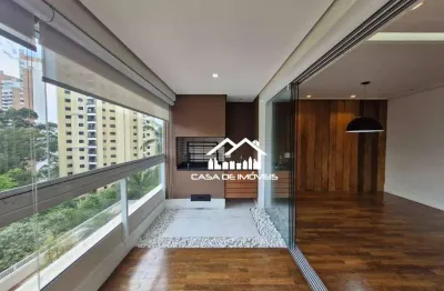 Aluga apartamento de 138m², com 3 suítes e 2 vagas, na vila andrade.