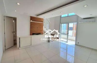 Aluga apartamento duplex com 77m² e 1 suíte , 2 vagas de garagem e lazer, na vila olímpia