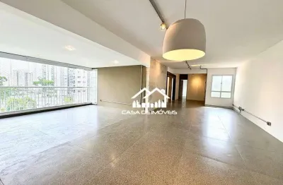 Aluga apartamento de 168m², com 3 suítes, 3 vagas e ampla varanda na vila andrade