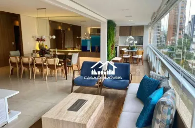 Apartamento para locação, impecável, 211m², 3 suítes, 3 vagas, na vila andrade