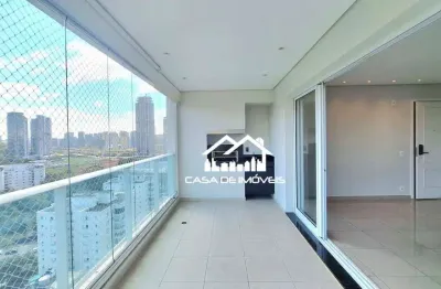 Aluga apartamento com m², 3 suítes, varanda gourmet e lazer clube, no Panamby.