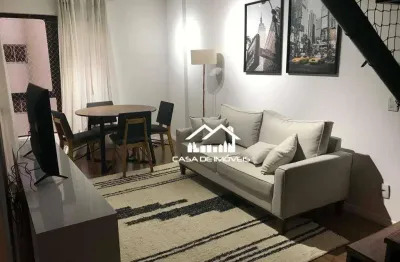 Vende apartamento duplex com 65m²,  2 dormitórios no brooklin.