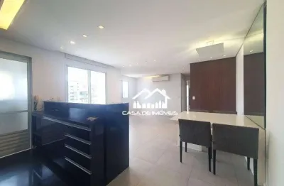 Aluga apartamento no Itaim Bibi com 2 dormitórios, 2 vagas e lazer.