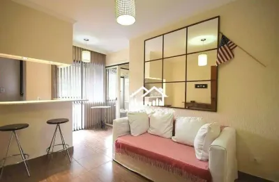 Vende ou aluga apartamento com 30m², 1 vaga e lazer, no Morumbi