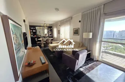 Vende apartamento de 120m², 4 dormitórios, 3 suítes, 3 vagas e em andar alto na Vila Sizana