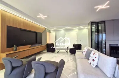 Aluga apartamento mobiliado de 260m², com 4 suítes e 4 vagas, na Vila Andrade.