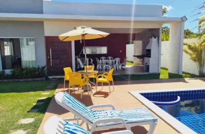 Casa de alto padrão para venda e/ou locação anual em jacuipe - cond. parque das arvores