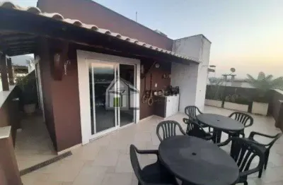 Cobertura com 4 quartos à venda na avenida geremário dantas, 1137, freguesia (jacarepaguá), rio de janeiro, 169 m2 por r$ 630.000