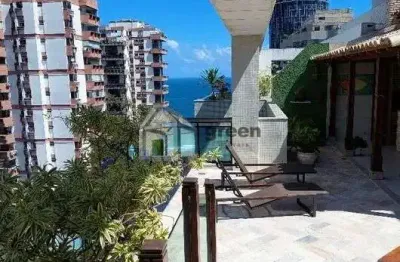 Cobertura com 3 quartos à venda na avenida lúcio costa, 3360, barra da tijuca, rio de janeiro, 290 m2 por r$ 4.300.000