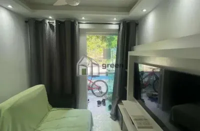 Apartamento com 2 quartos à venda na estrada santa maura, 900, jacarepaguá, rio de janeiro, 52 m2 por r$ 260.000