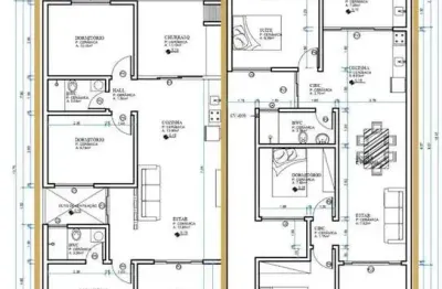 Casa nova de alto padrão com piscina e 03 dormitórios sendo 01 suíte