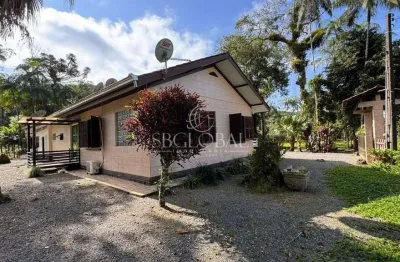 Chácara na estrada bonita em joinville sc – casa, riacho e muito verde!