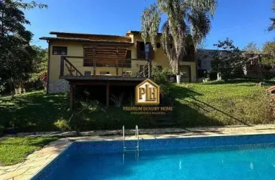 Chácara com 5 dormitórios à venda, 4366 m² por r$ 1.890.000,00 - parque caetê - bragança paulista/sp