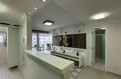 Apartamento com 1 dormitório para alugar, 52 m² por r$ 5.100,00/mês - jardim anália franco - são paulo/sp
